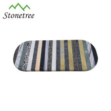 Hot selling cheap natural stone cheese board marble cutting board